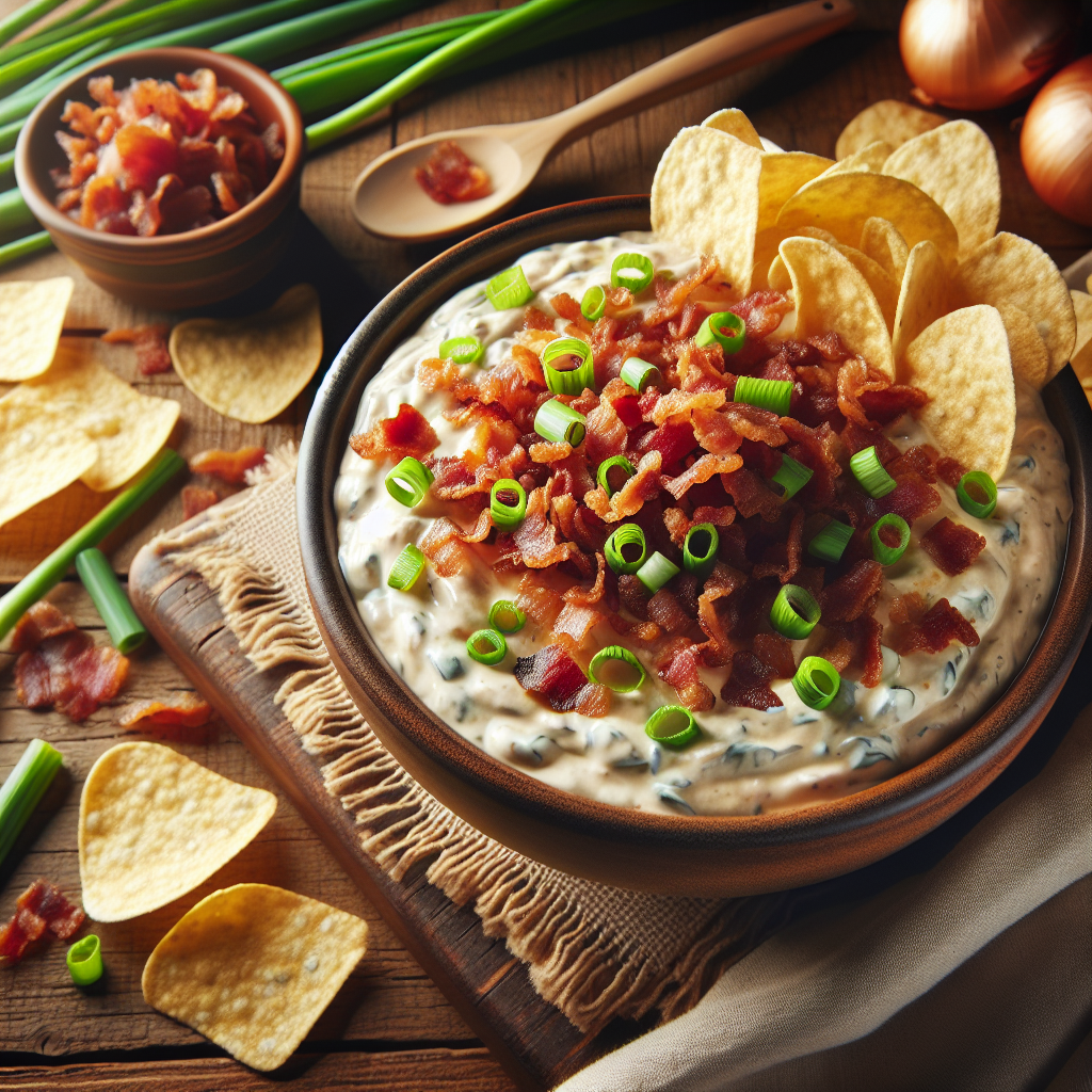 Bacon, Scallion, and Caramelized Onion Dip