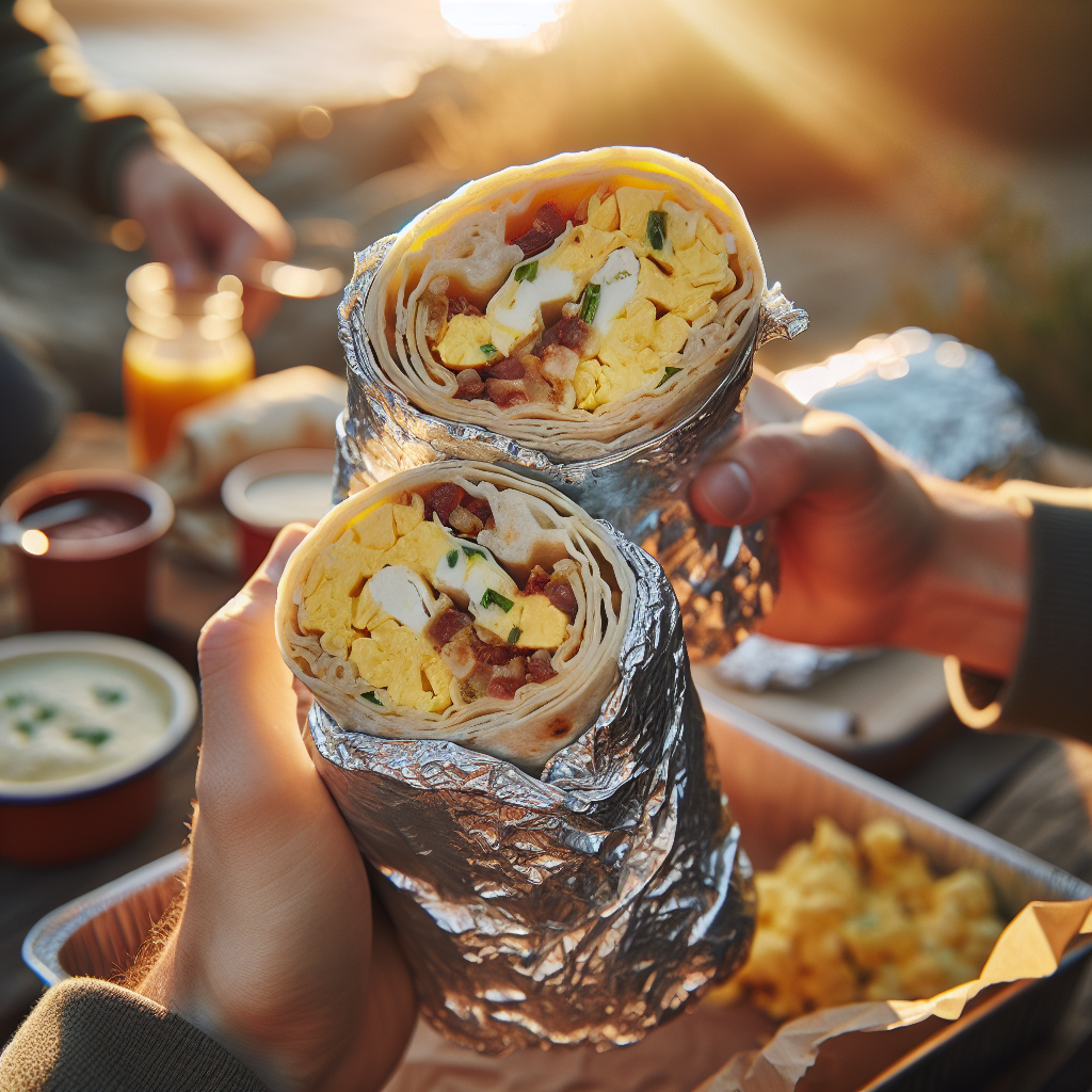 Boat Breakfast Burritos