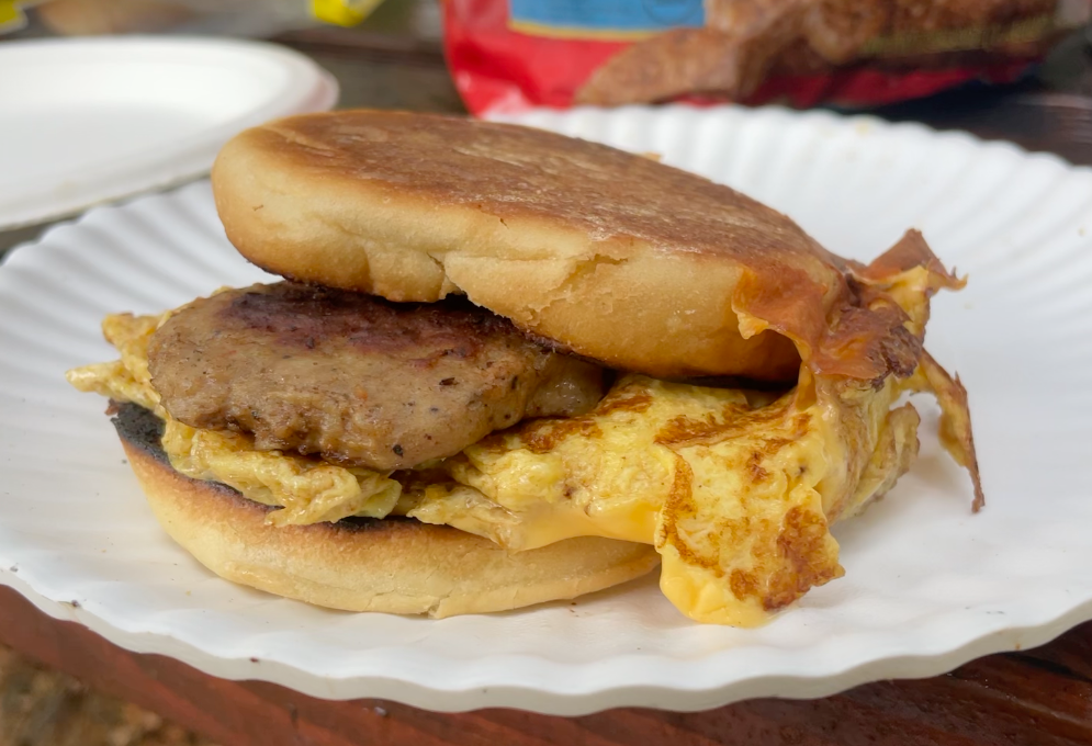 Camping Breakfast Sandwiches