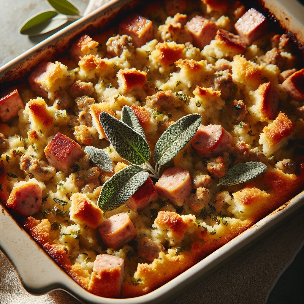 Classic Sage and Sausage Stuffing