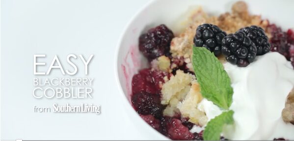 Easy Blackberry Cobbler
