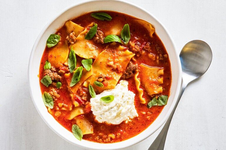 Lasagna Soup