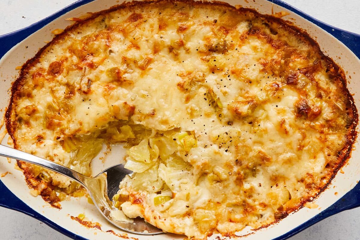 Potato Leek Gratin