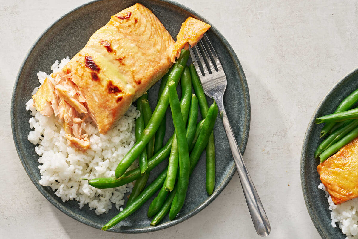 Salmon With Honey Mustard